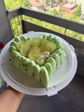 8-Cup Lemon and cream cheese gelatin
