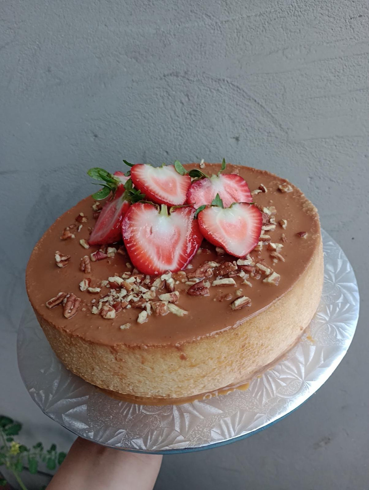 Cajeta flan cake