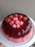 Family Size cherry an strawberry Gelatin