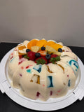 Family size Tres Leches mosaic  gelatin cake
